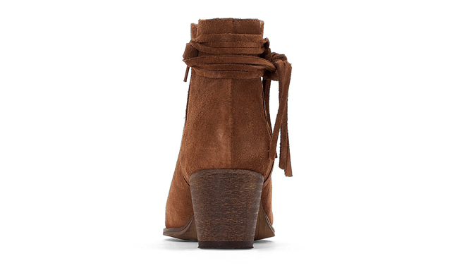 Botas em pele