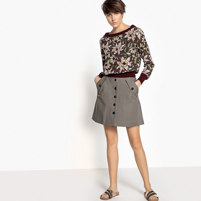 Blusa estampado às flores